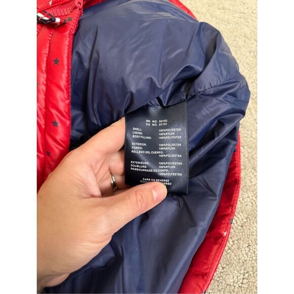 Tommy Hilfiger Red Star Puffer Vest Small - Picture 6 of 8